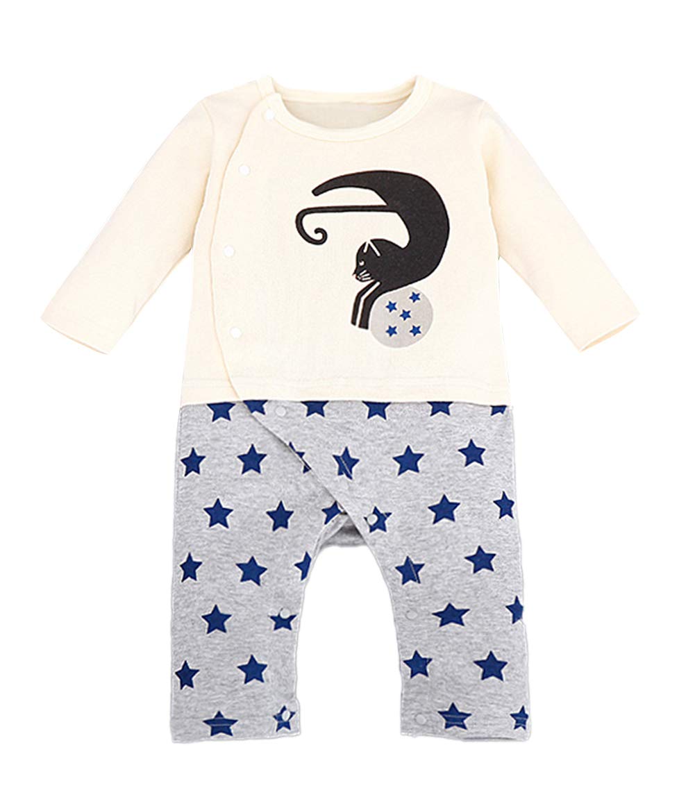 stylesilove Baby Circus Animal Print Romper