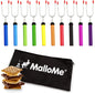 MalloMe Smores Sticks for Fire Pit -Rotating 34 inch Marshmallow Roasting Sticks Smores Kit Outdoor -Accessories for Campfire- Smore Skewers Hot Dog Fork, Camping Essentials Bonfire Gear Long (6 Pack)