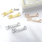 Casual Shoes Sneakers Stainless Steel Custom Name Buckle
