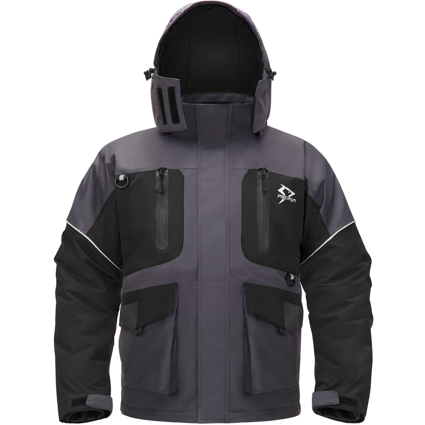 Piscifun Ice Fishing Jacket, Floating Waterproof Ice Fishing Coat, Insulated Jacket for Cold Weather Conditions