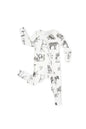 PATPAT Baby Footie Pajamas - Premium Tencel Lyocell & Wool Romper with 2-Way Zipper