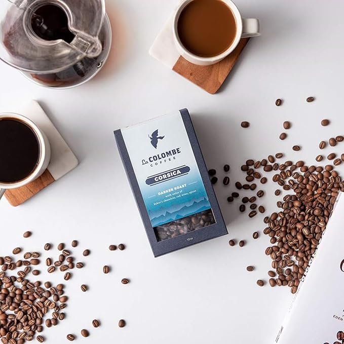 La Colombe Corsica Dark Roast Whole Bean Coffee - Notes of Baker's Chocolate, Red Wine & Spices, 5 Pound (Pack of 1)