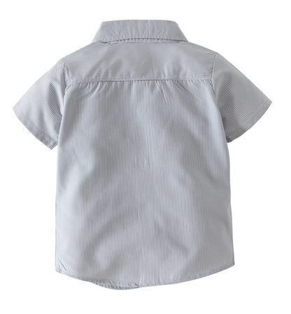 stylesilove Toddler Short-Sleeve Button-Down Shirt