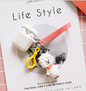 Compatible with Apple, Bulletproof Boys Keychain AirPods Cover