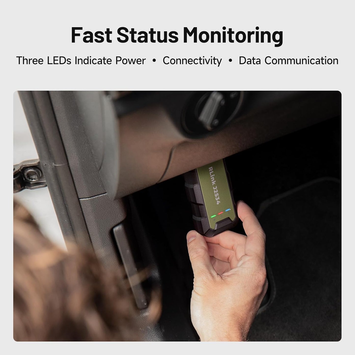 TOPDON RLink J2534 OEM Reprogramming and Diagnostic Tool, Enhanced J2534 VCI, J2534 Pass-Thru for J2534/D-PDU/CAN-FD/DoIP, Supports 17+ Vehicle Brands, No OE Software Provided