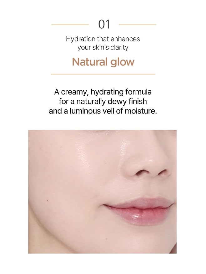 JUNG SAEM MOOL Essential Skin Nuder Cushion 42C Deep Cacao 0.49 Fl Oz, No Refill, Natural Radiant Finish Cushion Foundation with Buildable Coverage, Lightweight Texture, Korean Foundation Makeup