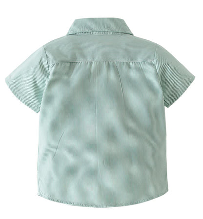 stylesilove Toddler Short-Sleeve Button-Down Shirt