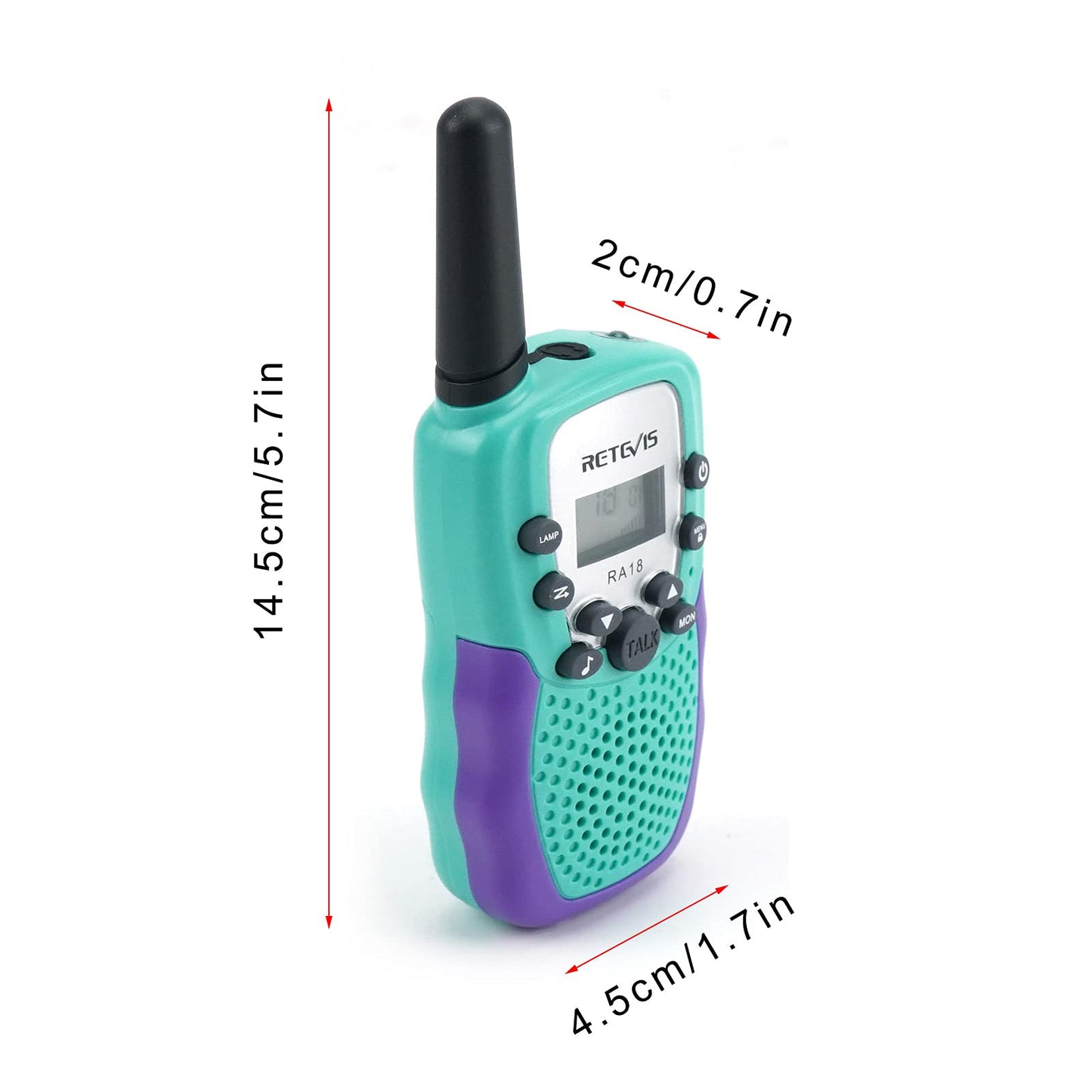 Retevis RT388 Walkie Talkies for Kids, Birthday Gifts for 6 7 8 9 10 11 12 Year Old Girls, 22 CH LCD Flashlight, Pink Walkie Talkies Christmas Gifts Toys for Girls(Pink, 2 Pack)