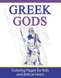 Greek Gods: Coloring Pages for Kids and Kids at Heart - Paperback
