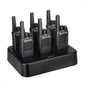 Retevis RT68 Walkie Talkies Rechargeable, Portable Two Way Radios 6 Pack with Six-Way Multi Gang Charger, Heavy Duty Walkie Talkie for Adults, Hands Free, Long Range, for School Restaurant Farm