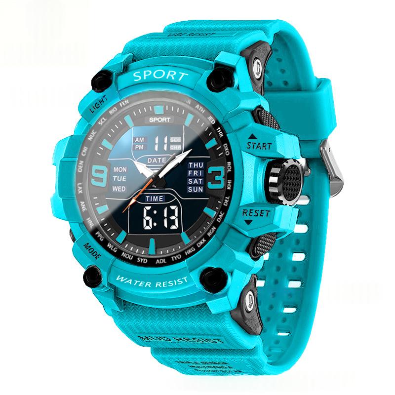Mens Tactical Sports Electronic Watch Waterproof Luminous And Multi-functional