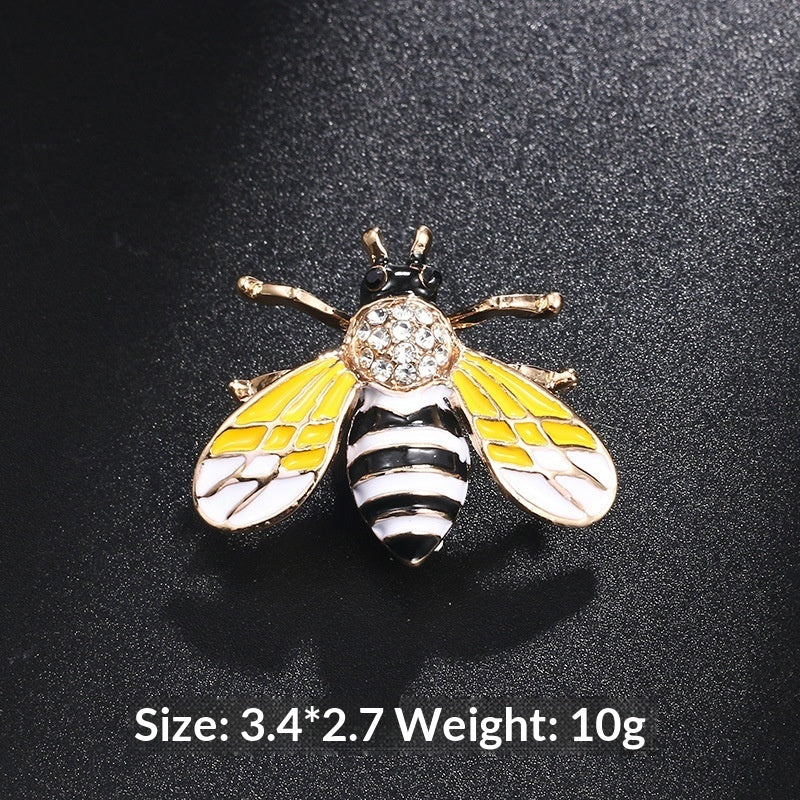 Cute Animal New Style Oil-Drop Bee Brooch