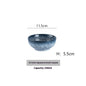 Japanese Style Porcelain Rice Bowls