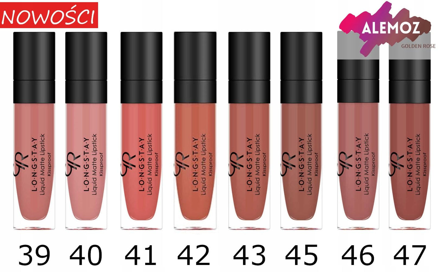 Golden Rose Liping My Matte Liquid Lipstick No:13 - Long-Lasting Matte Finish Lip Color