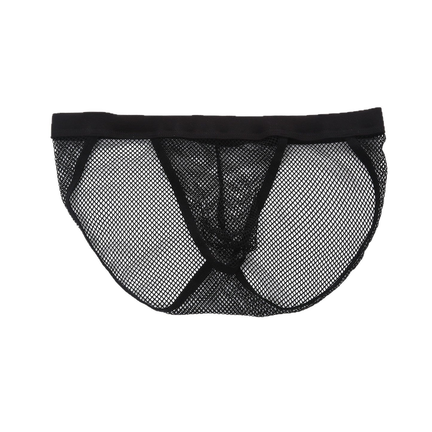 Mens Mesh Underwear Sheer Fishnet Breathable