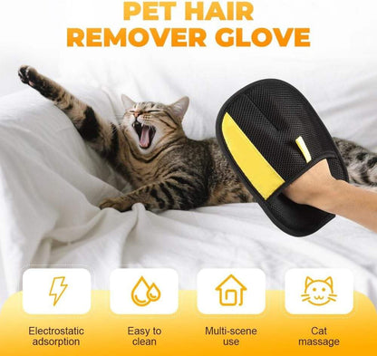 MYY Pet Hair Removal Glove Electrostatic Hair Remover Tool for Cats Dogs