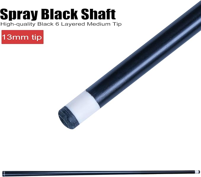 Pool Cue Stick Spider Professional Billiard Pool Cue Stick Low Deflection Pool Stick with Case