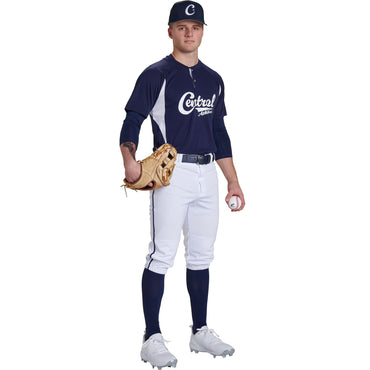 Champro Triple Crown 2.0 Baseball Knickers with Braid Grey Scarlet Size XL