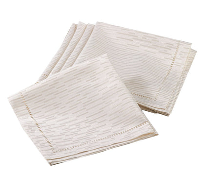 Fennco Styles Linette Shimmering Hemstitched Table Runner