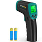 ERICKHILL ROOKMAX Infrared Thermometer Gun, Non-Contact Laser, Adjustable Emissivity, Color LCD, -58°F to 1472°F (-50°C to 800°C), for HVAC, Cooking & BBQ, Automotive, Freezer - Dark Green