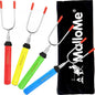 MalloMe Smores Sticks for Fire Pit -Rotating 34 inch Marshmallow Roasting Sticks Smores Kit Outdoor -Accessories for Campfire- Smore Skewers Hot Dog Fork, Camping Essentials Bonfire Gear Long (6 Pack)
