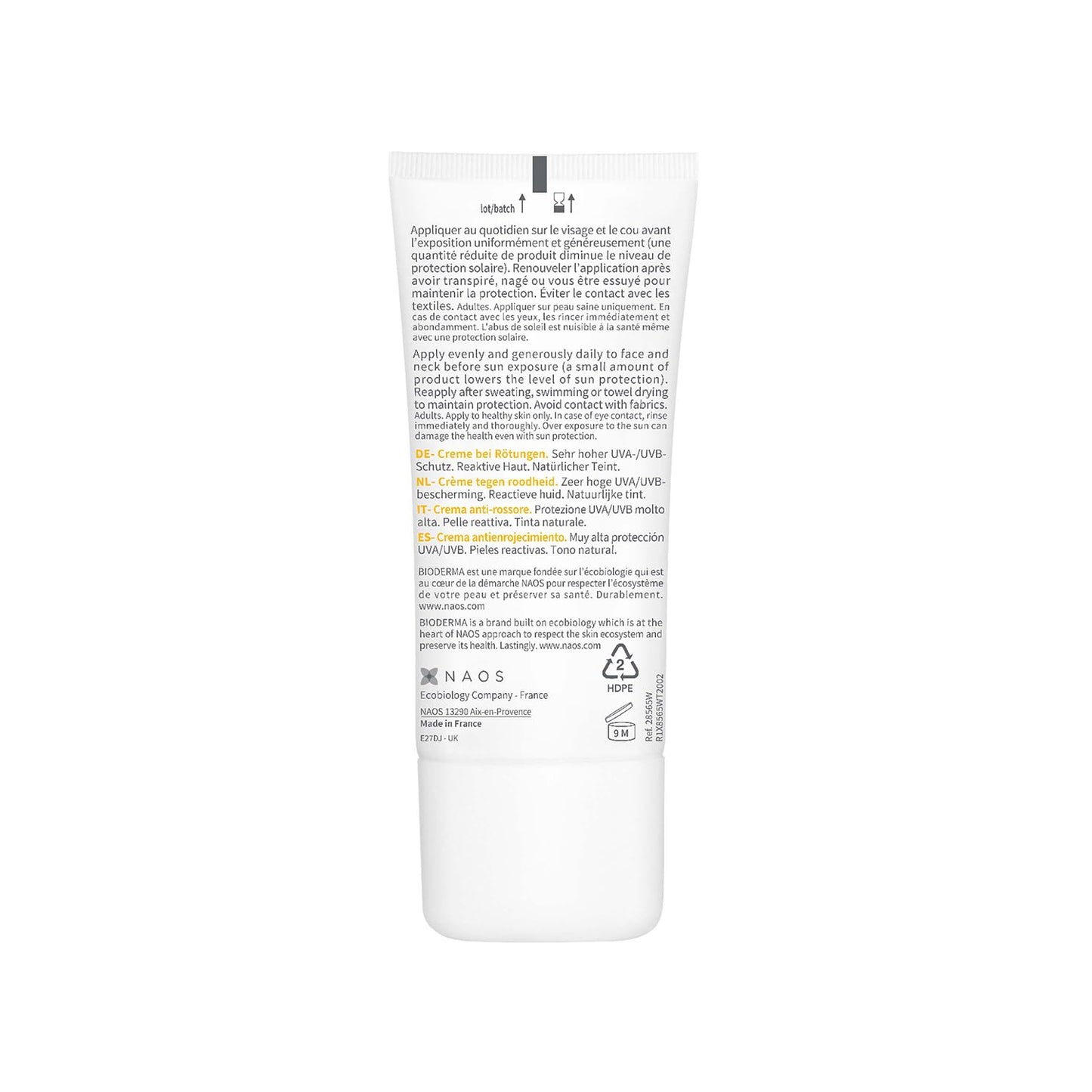 Bioderma Sunscreen for Sensitive Skin - SPF 50+, Fragrance-Free, Water-Resistant - 1.01 fl oz