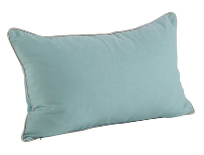 Fennco Styles Shimmering Rhinestone Crystal Down Filled Pillow (12"x20", Aqua)