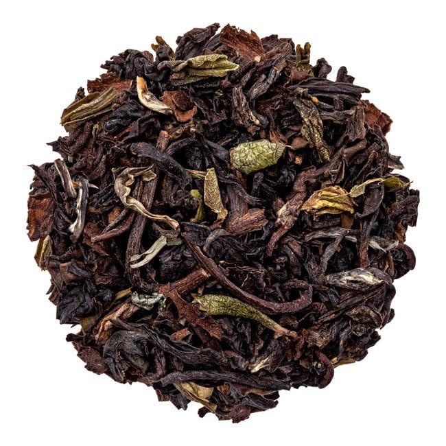 Tea Forte Estate Darjeeling Premium Organic Loose Leaf Caffeinated Black Tea Blend Canister, Makes 35-50 Cups