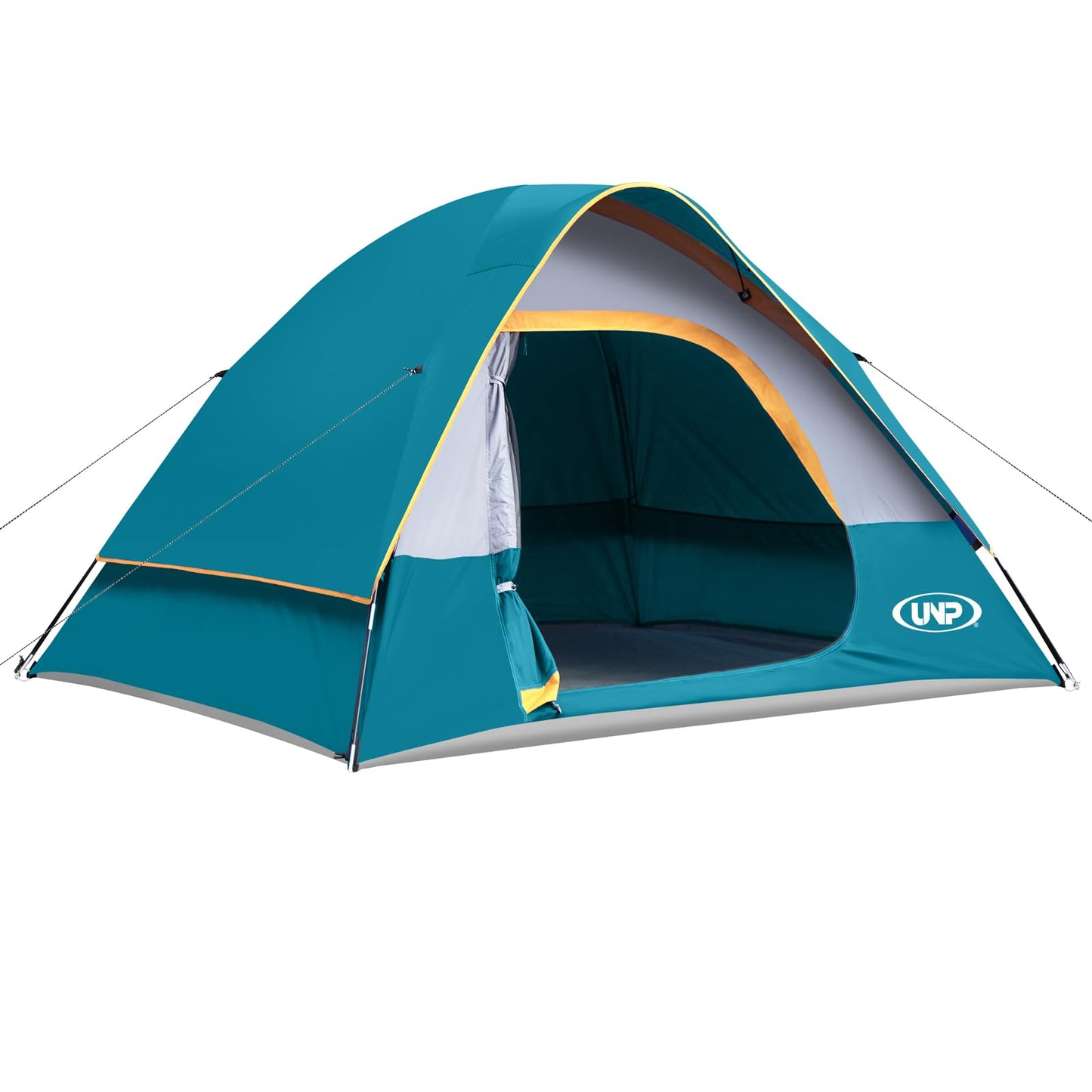 Camping Tent 4 Person, Waterproof Windproof Tent with Rainfly Easy Set up-Portable Dome Tents for Camping