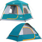 UNP 4-Person Cabin Tent and Dome Tent Portable Cabin Tent, Camping Tent 4-Person Easy Set Up, Waterproof with Top Rainfly for Outdoor Camping/Hiking