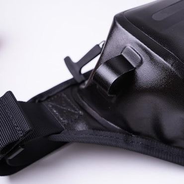 Waterproof Fanny Pack Snorkeling Bag Waist Bag For Canoe Kayaking Rafting Surfing Swimming Boating Storage Pack Paddle Board (Black)