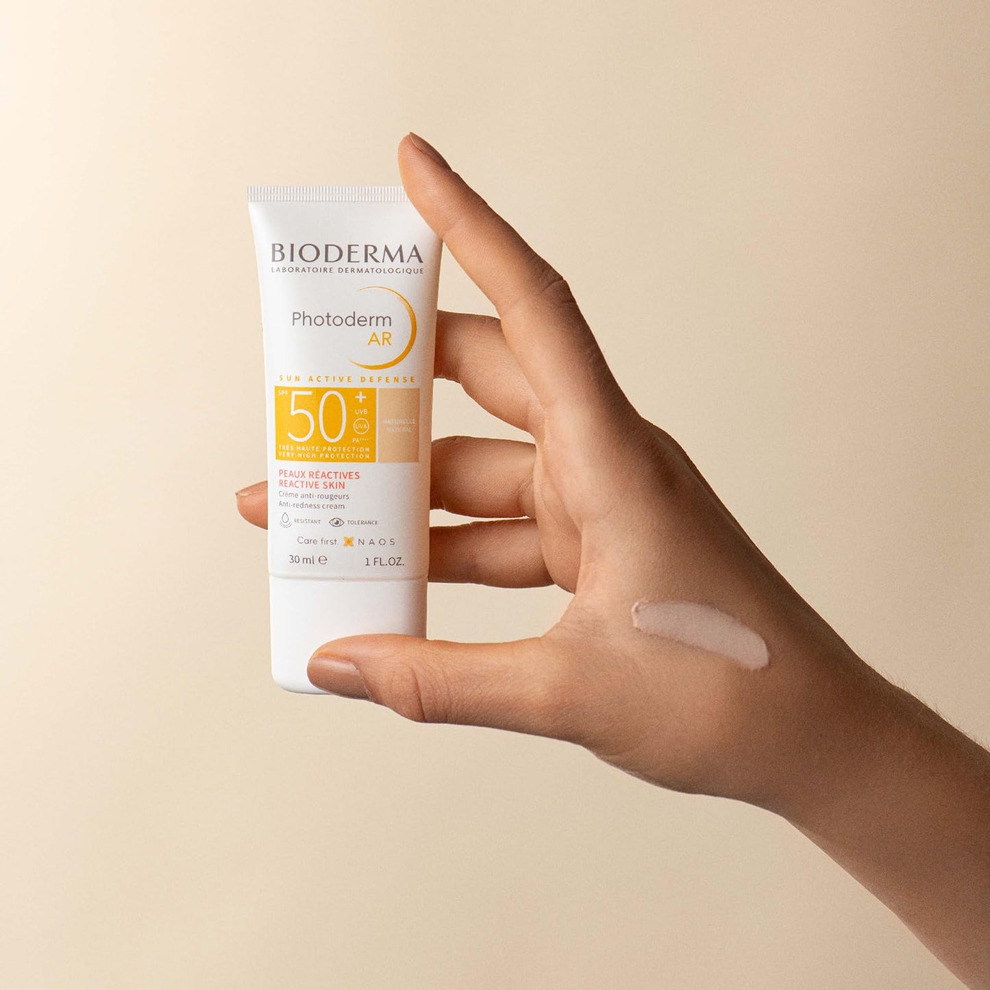 Bioderma Sunscreen for Sensitive Skin - SPF 50+, Fragrance-Free, Water-Resistant - 1.01 fl oz