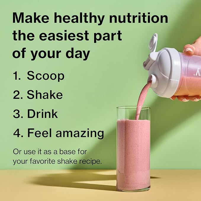 Shakeology Plant Based Protein Powder Blend – Gluten-Free Shake with Vitamins and Minerals – Helps Support Weight Loss, Lean Muscle, Gut Health – Cafe Latte, 30 Servings