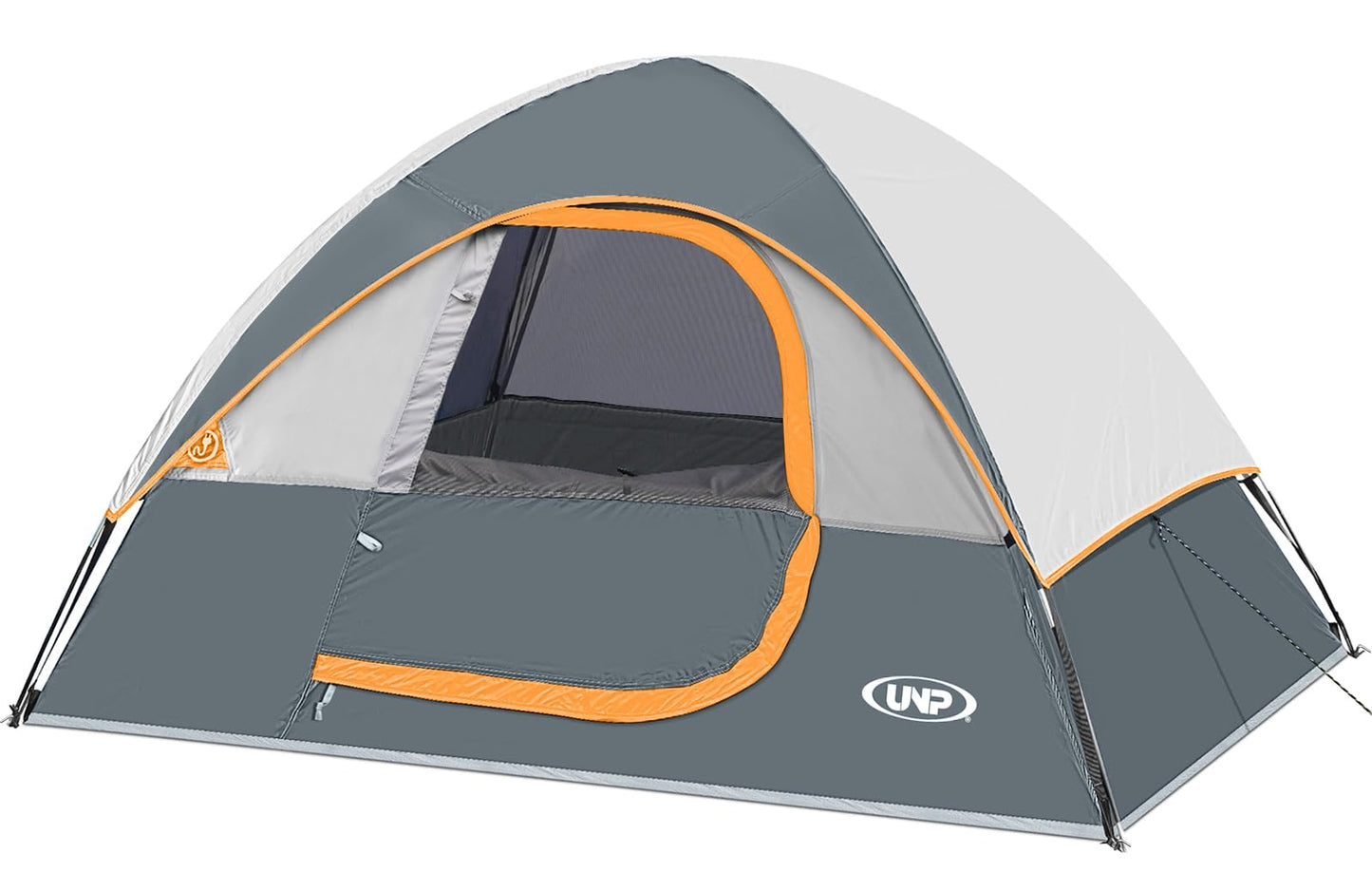 Camping Tent 4 Person, Waterproof Windproof Tent with Rainfly Easy Set up-Portable Dome Tents for Camping