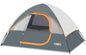 Camping Tent 4 Person, Waterproof Windproof Tent with Rainfly Easy Set up-Portable Dome Tents for Camping