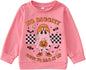 KEKEMI Halloween Toddler Crewneck Sweatshirt Pumpkin Ghost Pink Size 2-3T