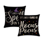 7COLORROOM Halloween Pillow Covers Set of 2 Black 18x18in Polyester
