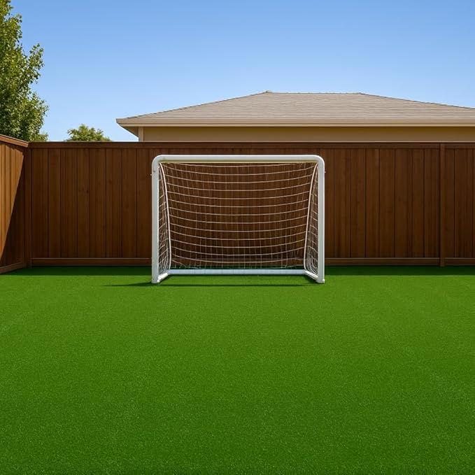 Ottomanson Artificial Turf Golf Hitting Mat 6'6" x 24' Indoor/Outdoor Waterproof Synthetic Fake Grass for Putting Practice Baseball Football Sports Gym Backyard, Custom Size 2' up to 30'