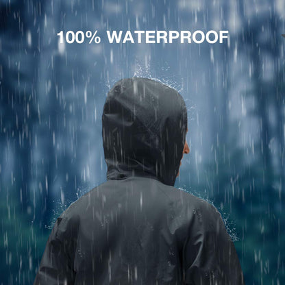 TIDEWE 2-Piece Rain Suit, Waterproof and Breathable