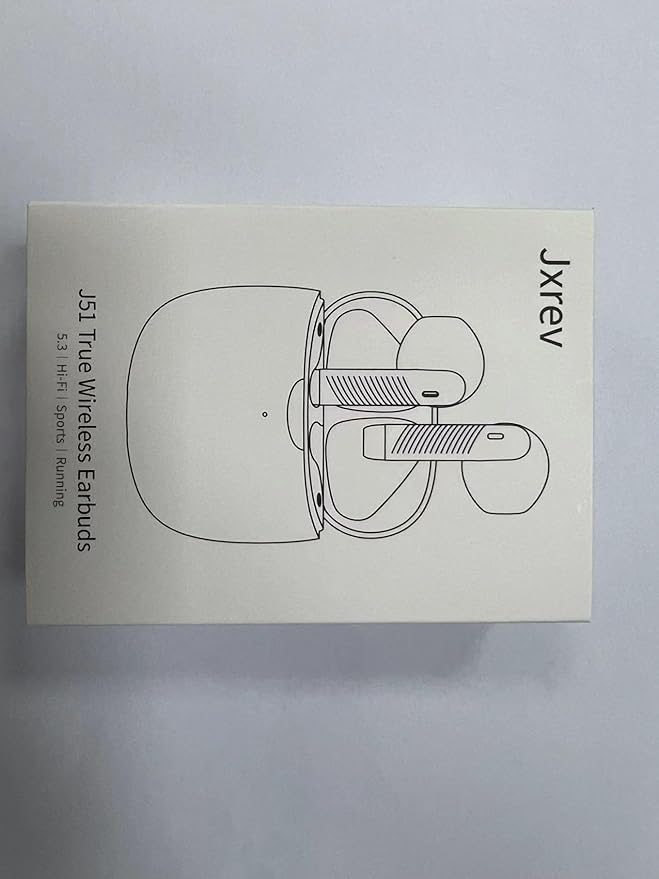 Wireless Earbuds, Bluetooth 5.4 Headphones in Ear with Noise Cancelling Mic, Bluetooth Earbuds Stereo Bass, IP7 Waterproof Sports Earphones, 32H Playtime USB C Charging Ear Buds Gray for Android iOS