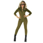 Pilot Costume for Women - Military Flight Suit Halloween Outfit
