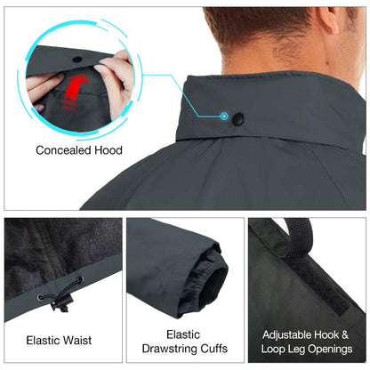 TIDEWE 2-Piece Rain Suit, Waterproof and Breathable