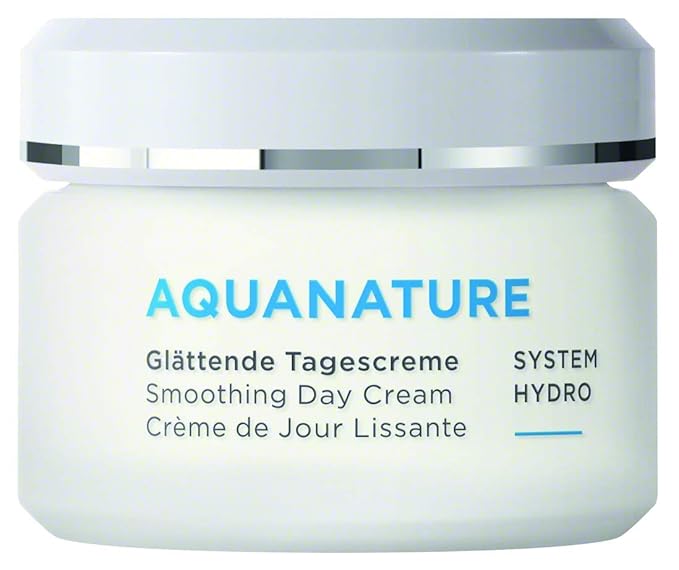 ANNEMARIE BÖRLIND - AQUANATURE Smoothing Day Cream - Aloe Algae and Hyaluronic Acid Facial Moisturizer - Smooths, Regenerates, Rehydrates - 1.69 Fl Oz