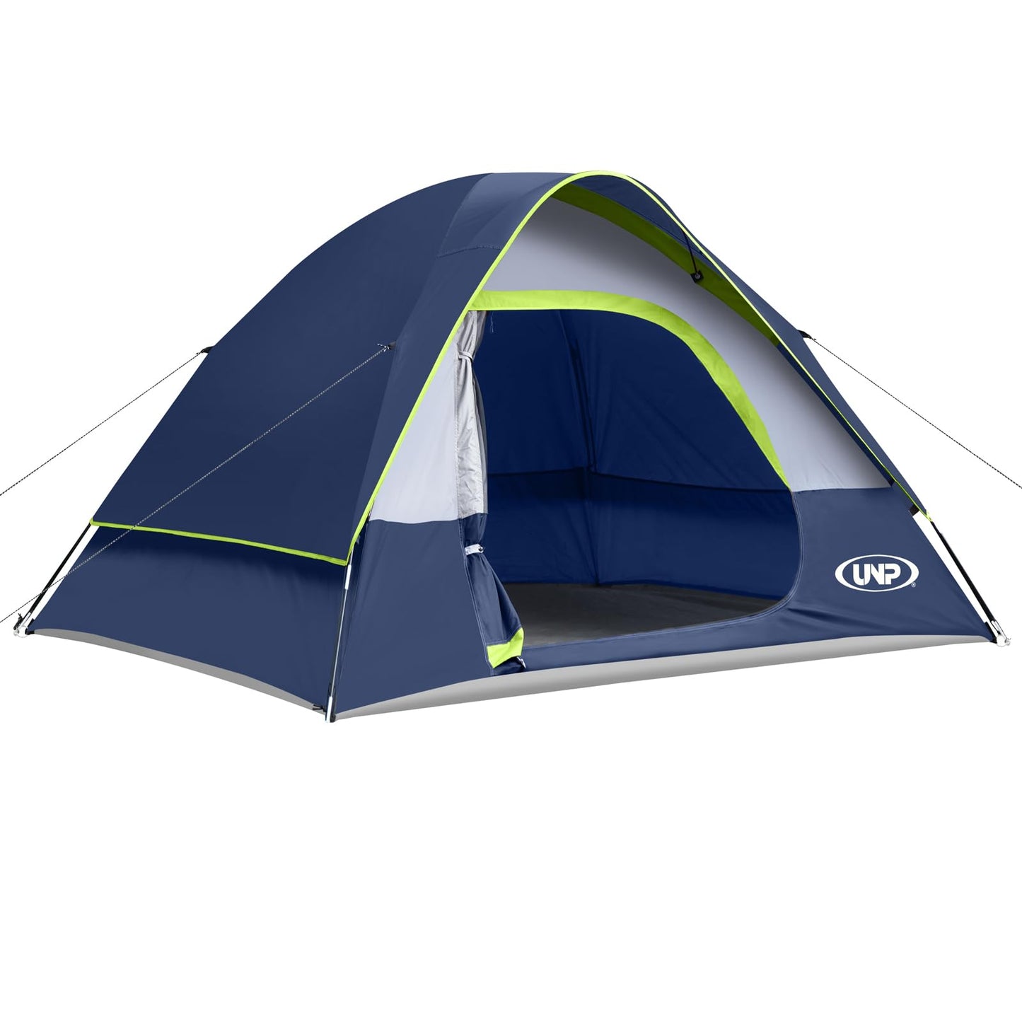 Camping Tent 4 Person, Waterproof Windproof Tent with Rainfly Easy Set up-Portable Dome Tents for Camping