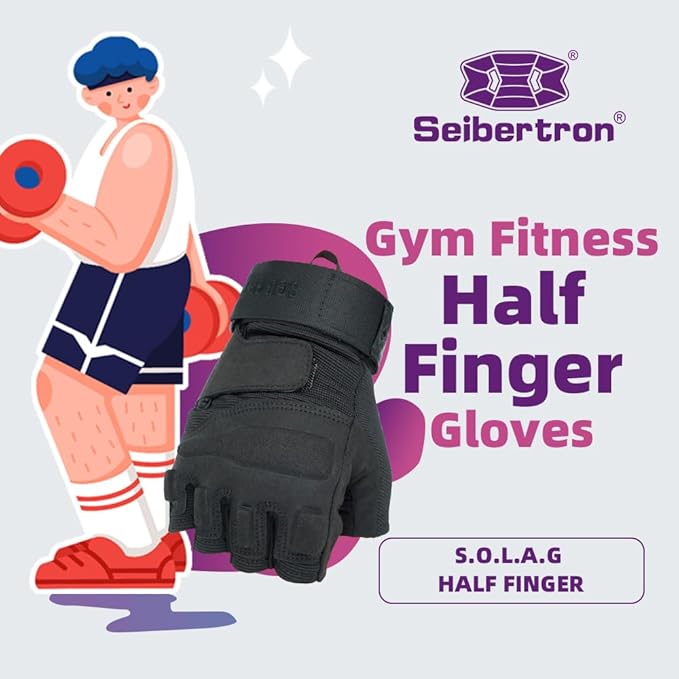 Seibertron Adult Or Youth S.O.L.A.G Sports Outdoor Water Resistant Full Finger Touchscreen Gloves