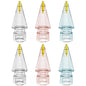FAFALITHIC 6 Pack Clear Replacement Tips Compatible with Apple Pencil 2nd Generation Apple Pencil 1st Generation Apple Pencil USB-C & Apple Pencil Pro (Clear/Clear Pink/Clear Blue)