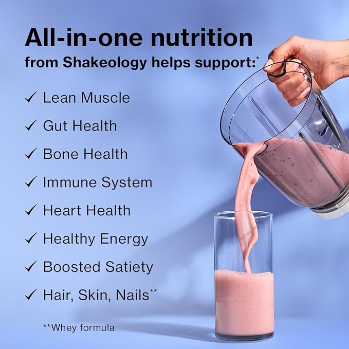 Shakeology Plant Based Protein Powder Blend – Gluten-Free Shake with Vitamins and Minerals – Helps Support Weight Loss, Lean Muscle, Gut Health – Vanilla, 30 Servings