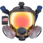 Parcil Distribution Gas Mask Survival Nuclear and Chemical Full Face Respirator - Organic Vapor & Particulate - CE Tested
