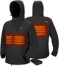 TIDEWE Heated Jacket for Men with Battery Pack (Black, Camo, Size S-XXXL)