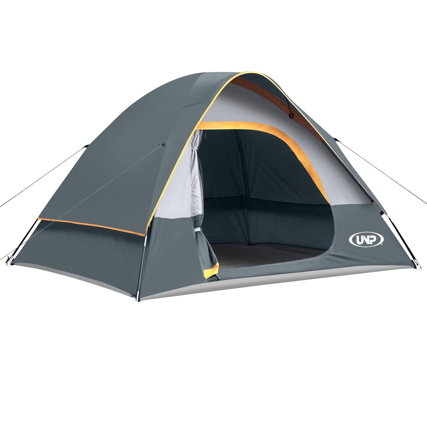 Camping Tent 4 Person, Waterproof Windproof Tent with Rainfly Easy Set up-Portable Dome Tents for Camping